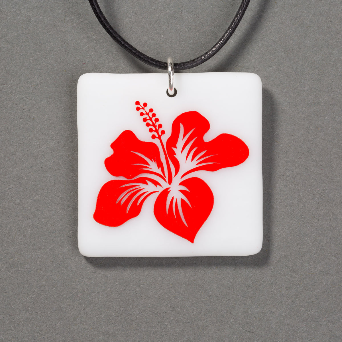 Hibiscus flower deals pendant