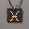 Pisces Pendant - Gold and Black