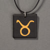 Taurus Pendant - Gold and Black