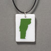 Vermont Pendant - Green and White